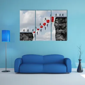 Business Teamwork Success Canvas Wall Art