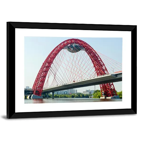 Cable Stayed Bridge  Europe Canvas Wall Art