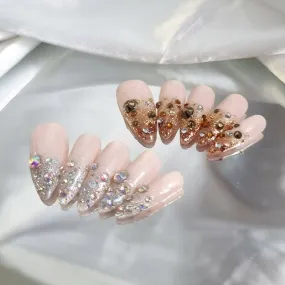 Carat Wedding Reusable Handmade Press-On Nails