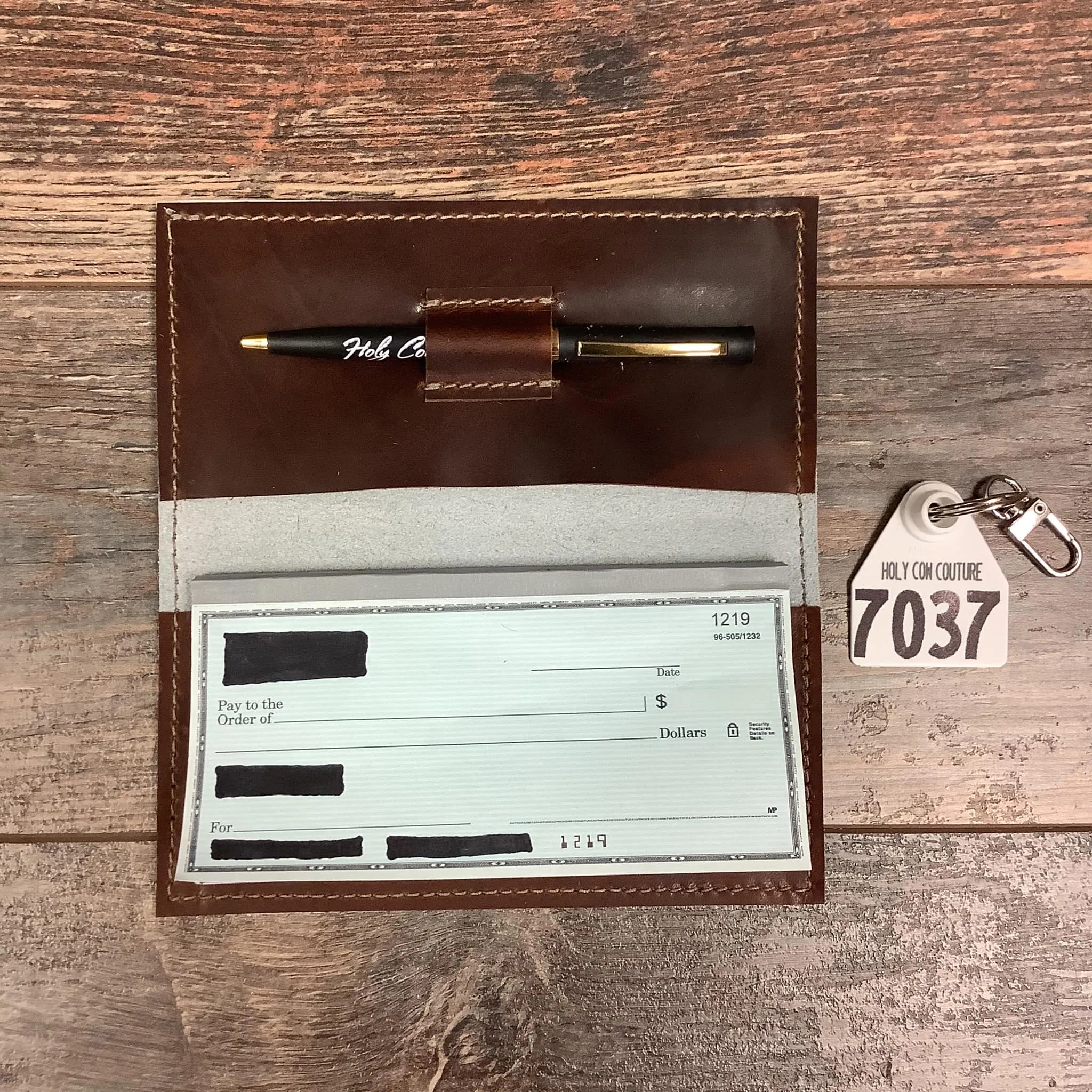 Checkbook Cover - #7037