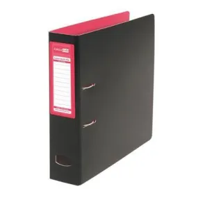 Colourhide Mighty Lever Arch File A4 Pink/Black
