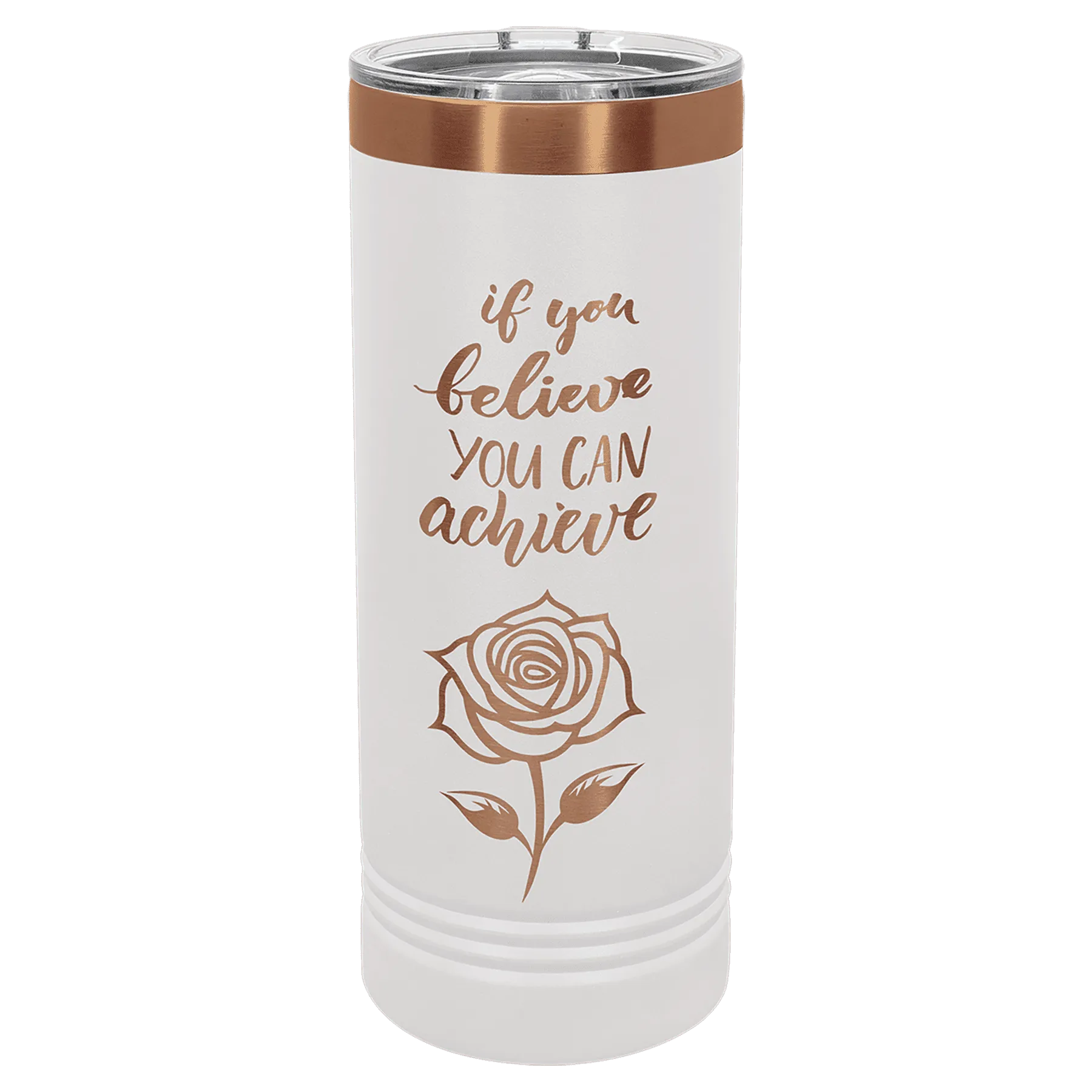 Copper Ion-Plated 22 oz Skinny Polar Camel Tumblers