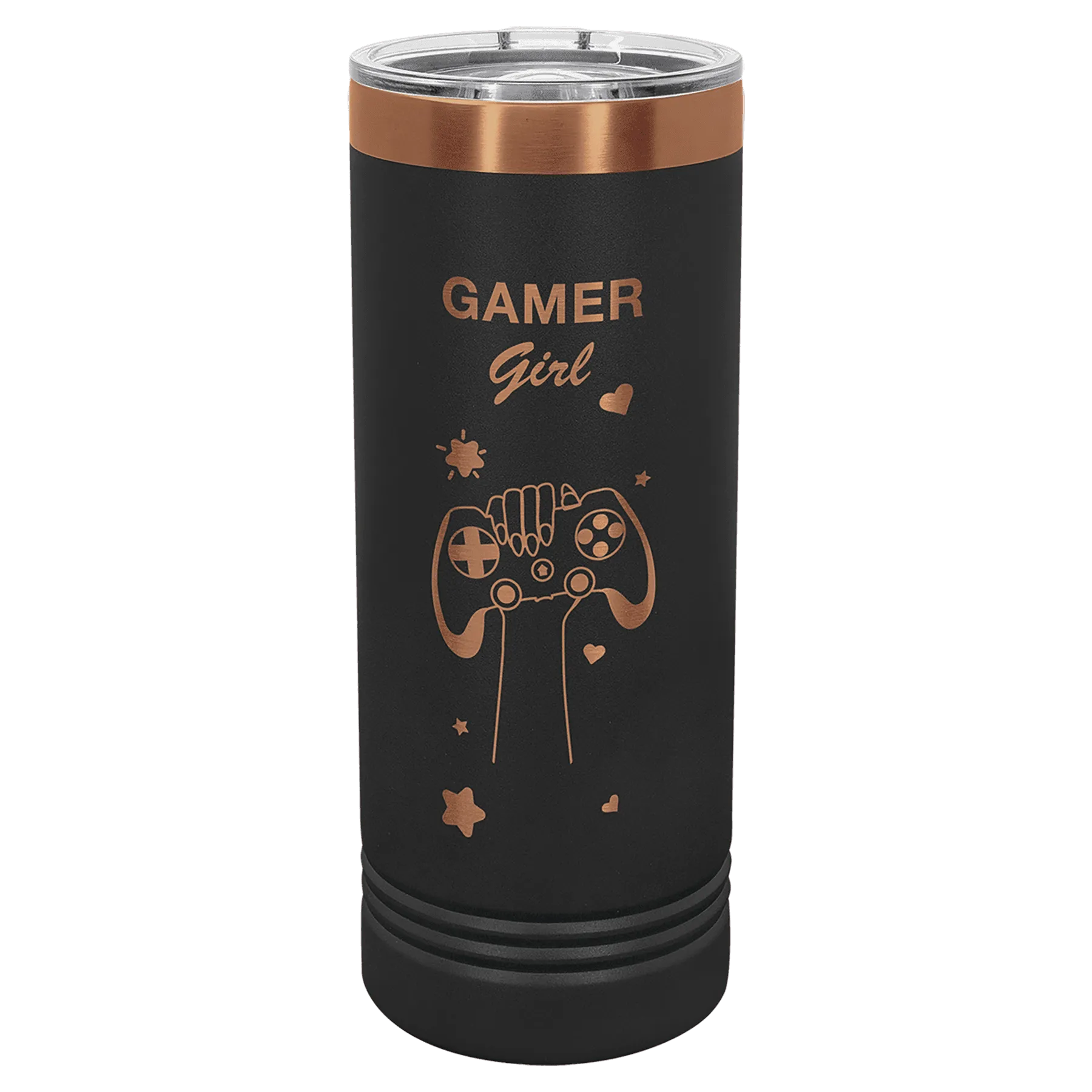 Copper Ion-Plated 22 oz Skinny Polar Camel Tumblers