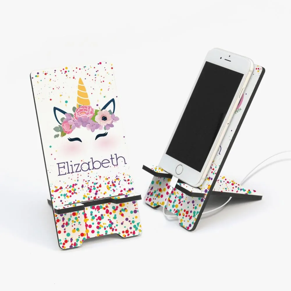 Custom Designed Cell Phone Stand for Kids | Personalized Kids Gift