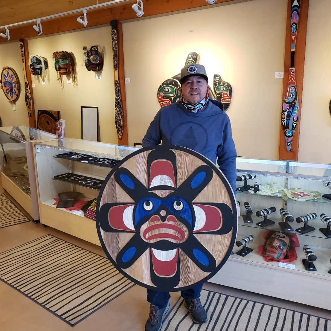 Custom Red Cedar Sandblasted Panels by Trevor Hunt