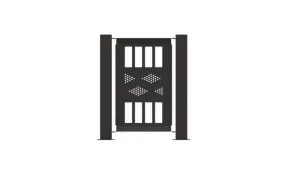 Decorative Event Fence Panel - Band Pattern