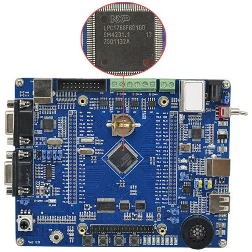 [Discontinued] NXP ARM Cortex-M3    3.2" TFT LCD LPC1768 Development Board 64KB SRAM