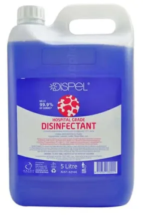 Dispel Hospital Grade Disinfectant - Blue - 5l