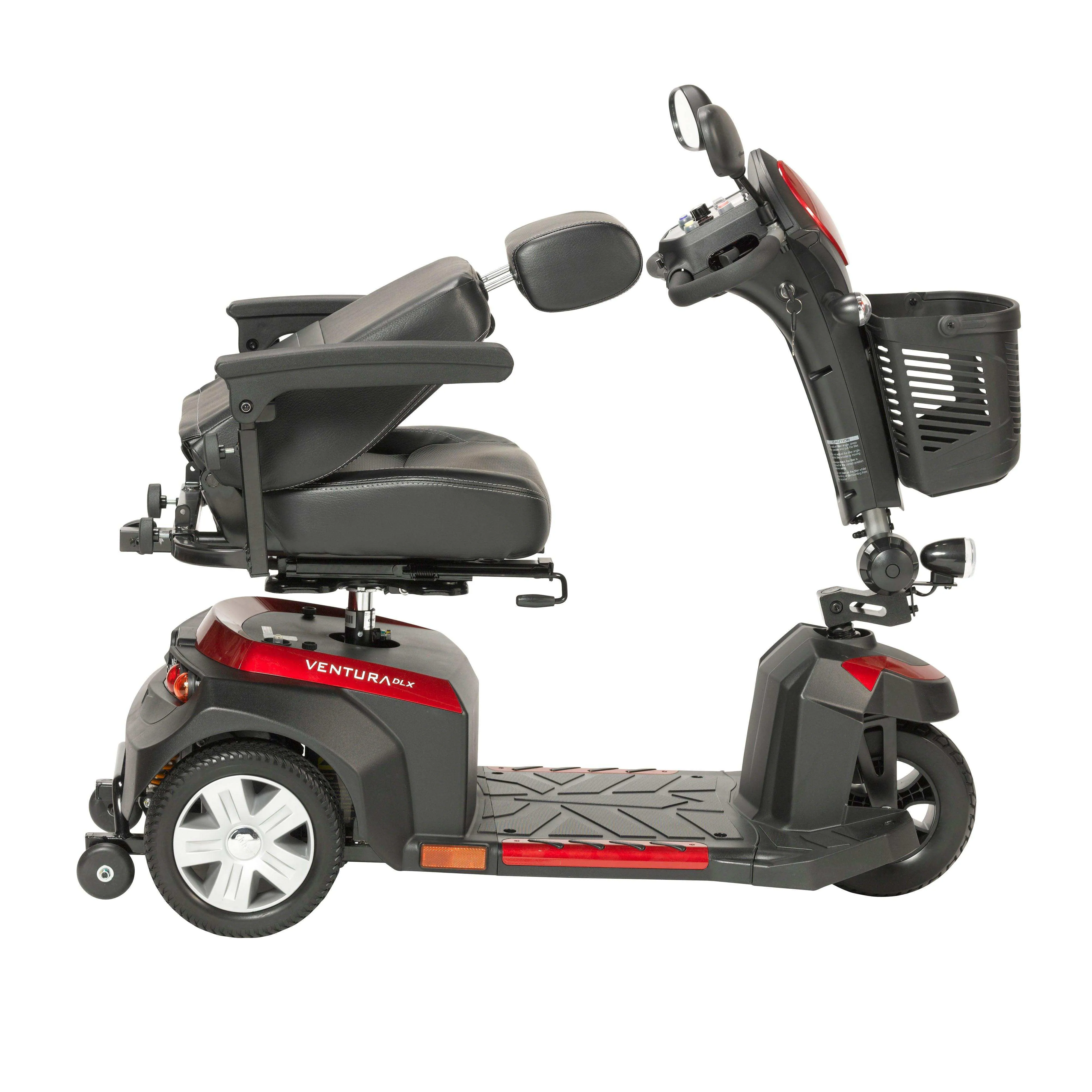 Drive Medical Ventura Power 3-Wheel Mobility Scooter With Captain Seat