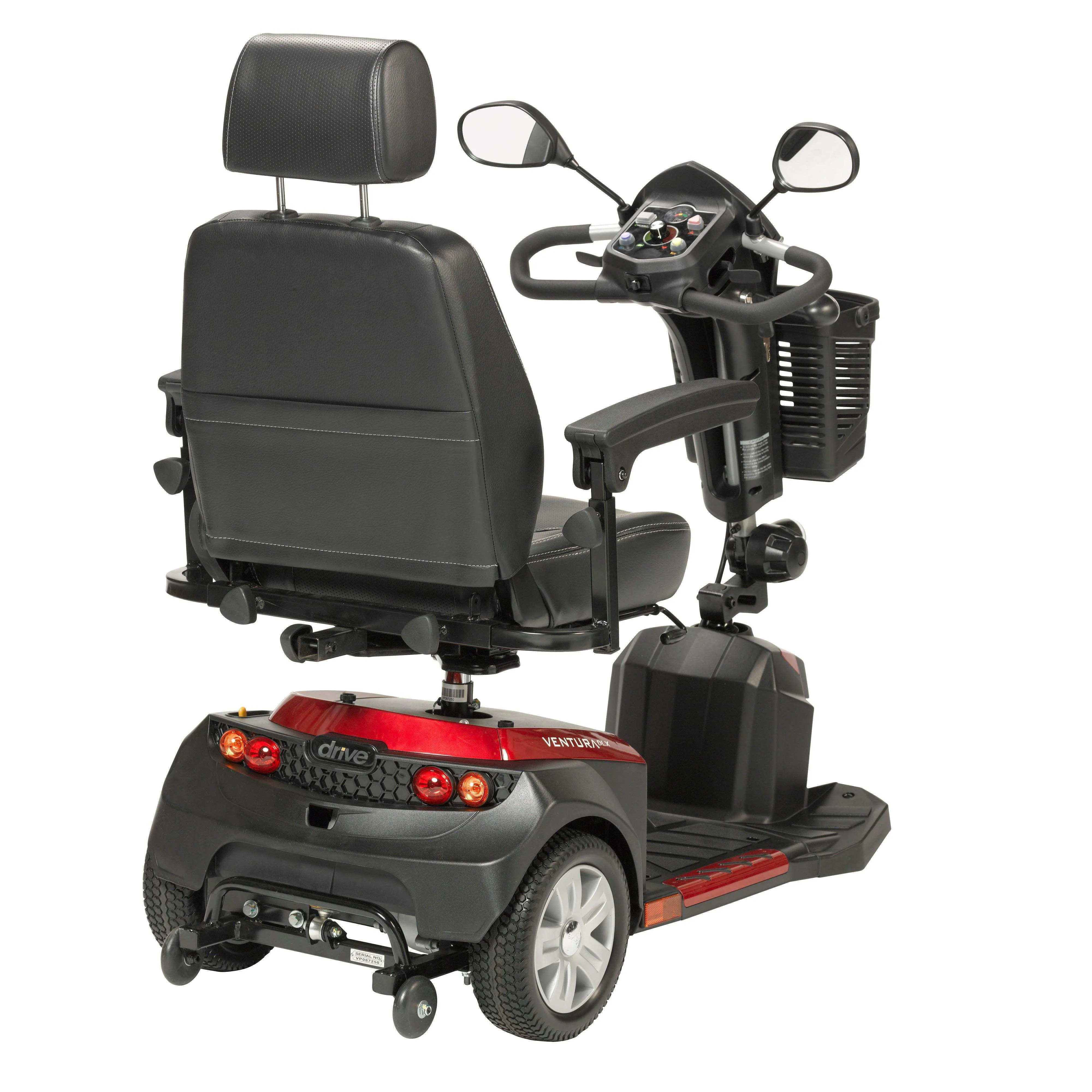 Drive Medical Ventura Power 3-Wheel Mobility Scooter With Captain Seat