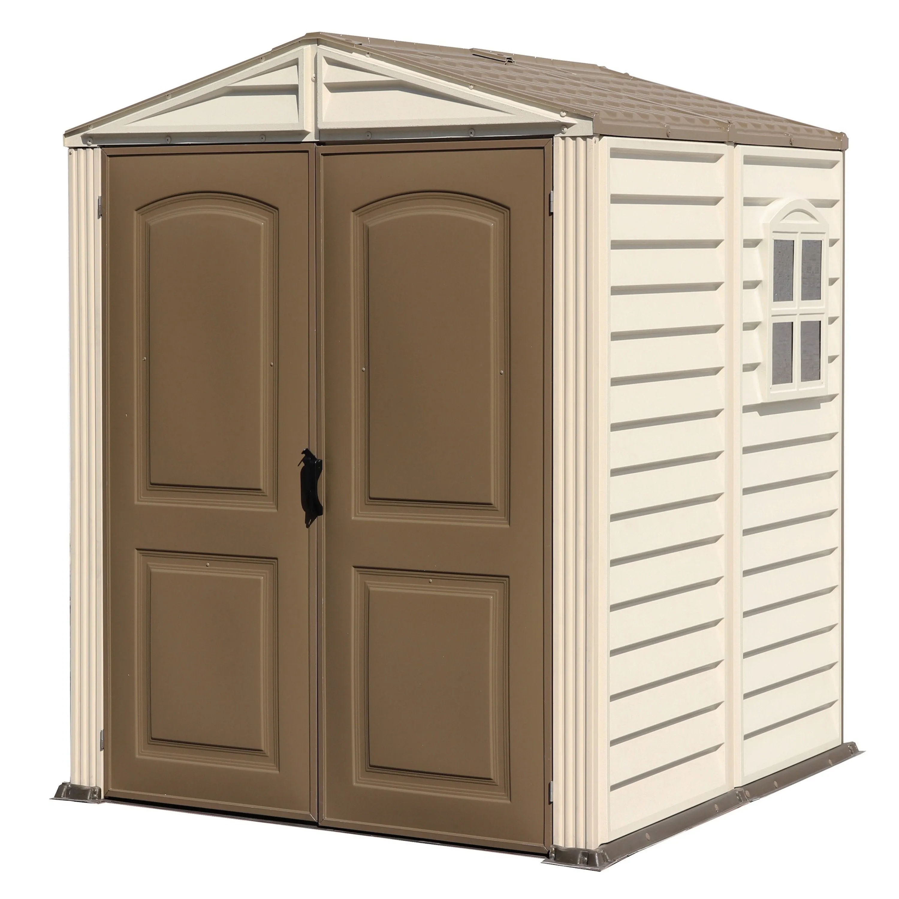 DuraMax 6ft x6ft Storemate Vinyl Shed with Floor and window