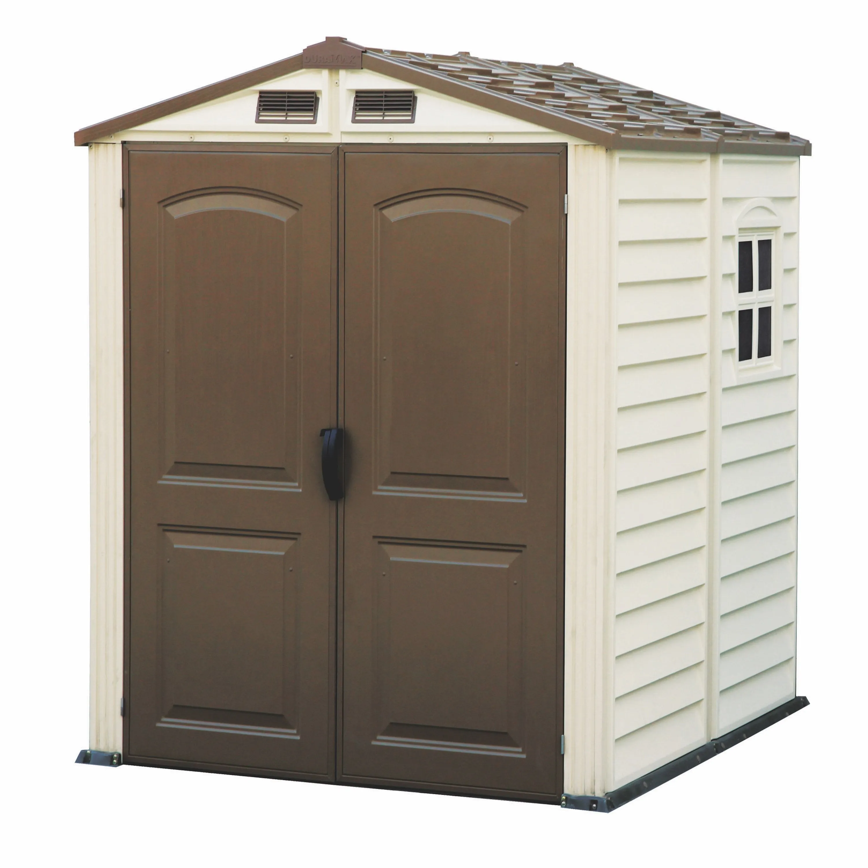 DuraMax 6ft x6ft Storemate Vinyl Shed with Floor and window