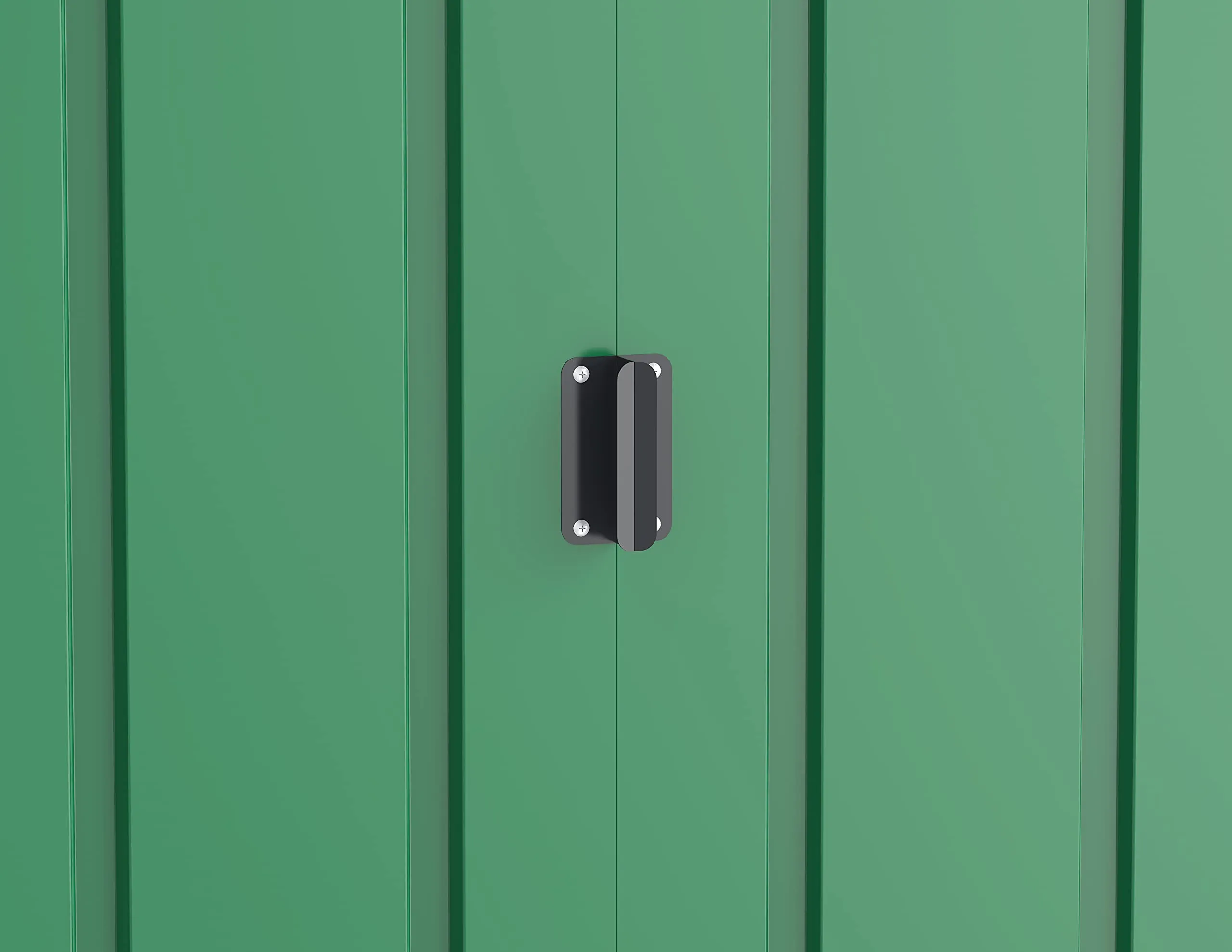 Duramax ECO 10 x 10 (9.74 m2) Metal Garden Storage Shed, Hot-Dipped Galvanized Metal Garden Shed, Tool Storage Shed, Strong Reinforced Roof Structure, Maintenance-Free Metal Shed, Green