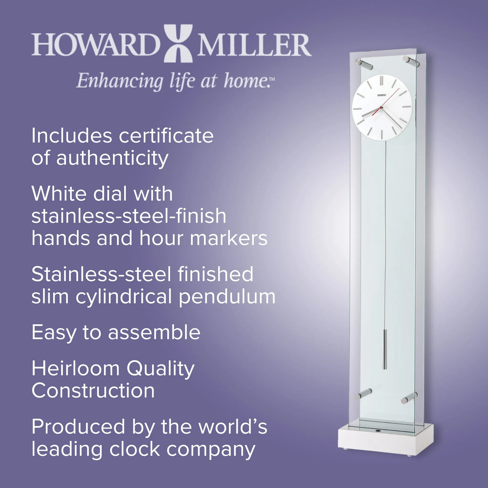 Echo II Quartz Grandfather Clock