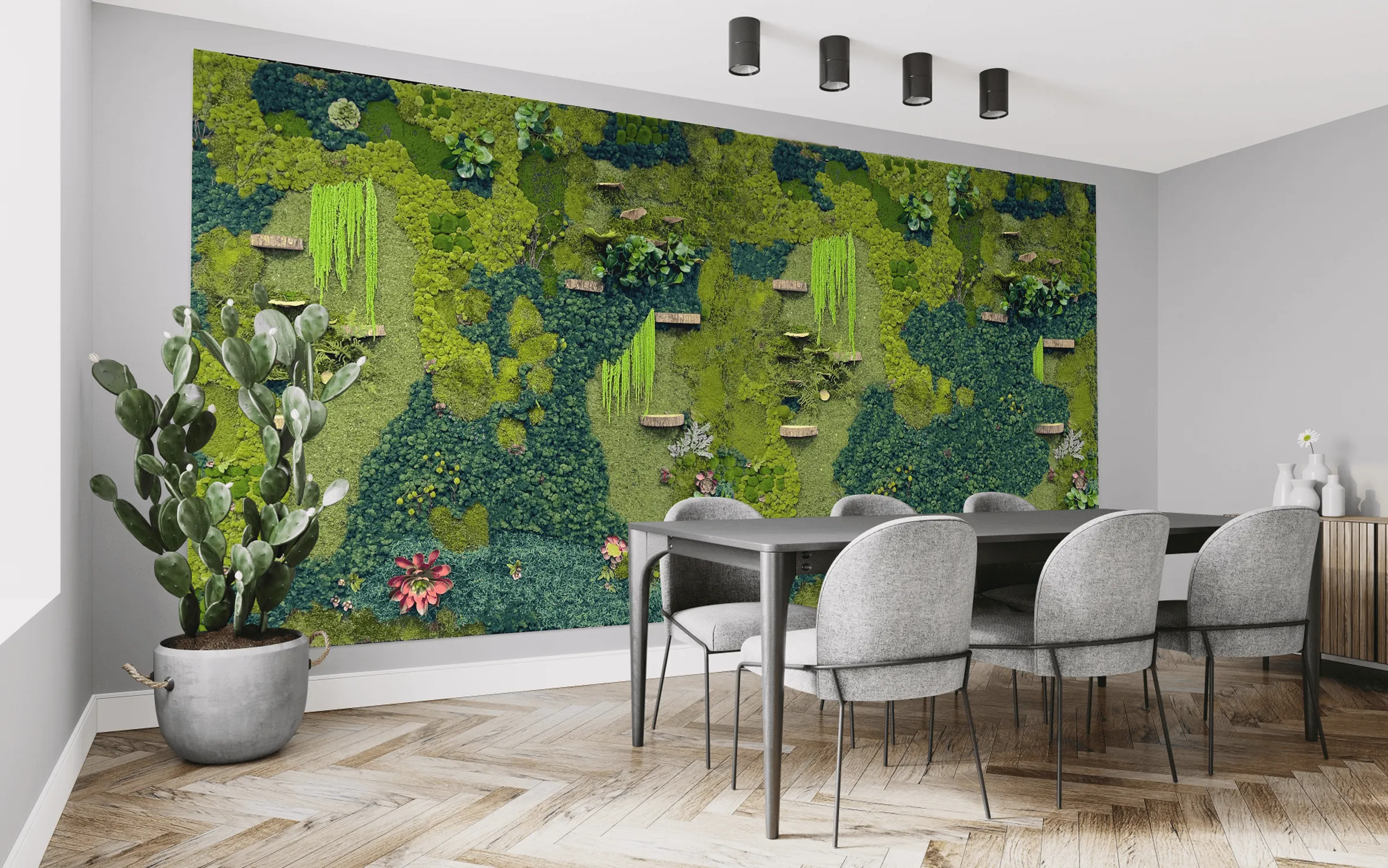 Ecosystem Moss Art Panels