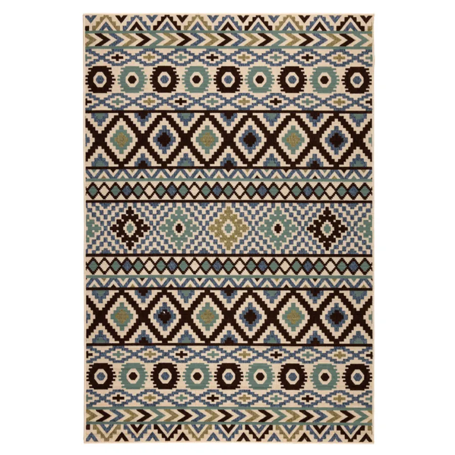 El Paso Aztec Polypropylene Large Outdoor Rug