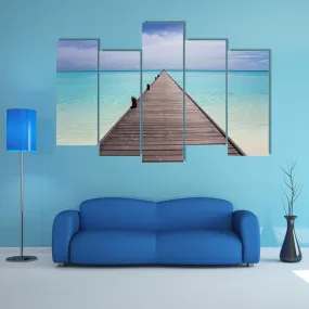 Endless Maldivian Runway Canvas Wall Art