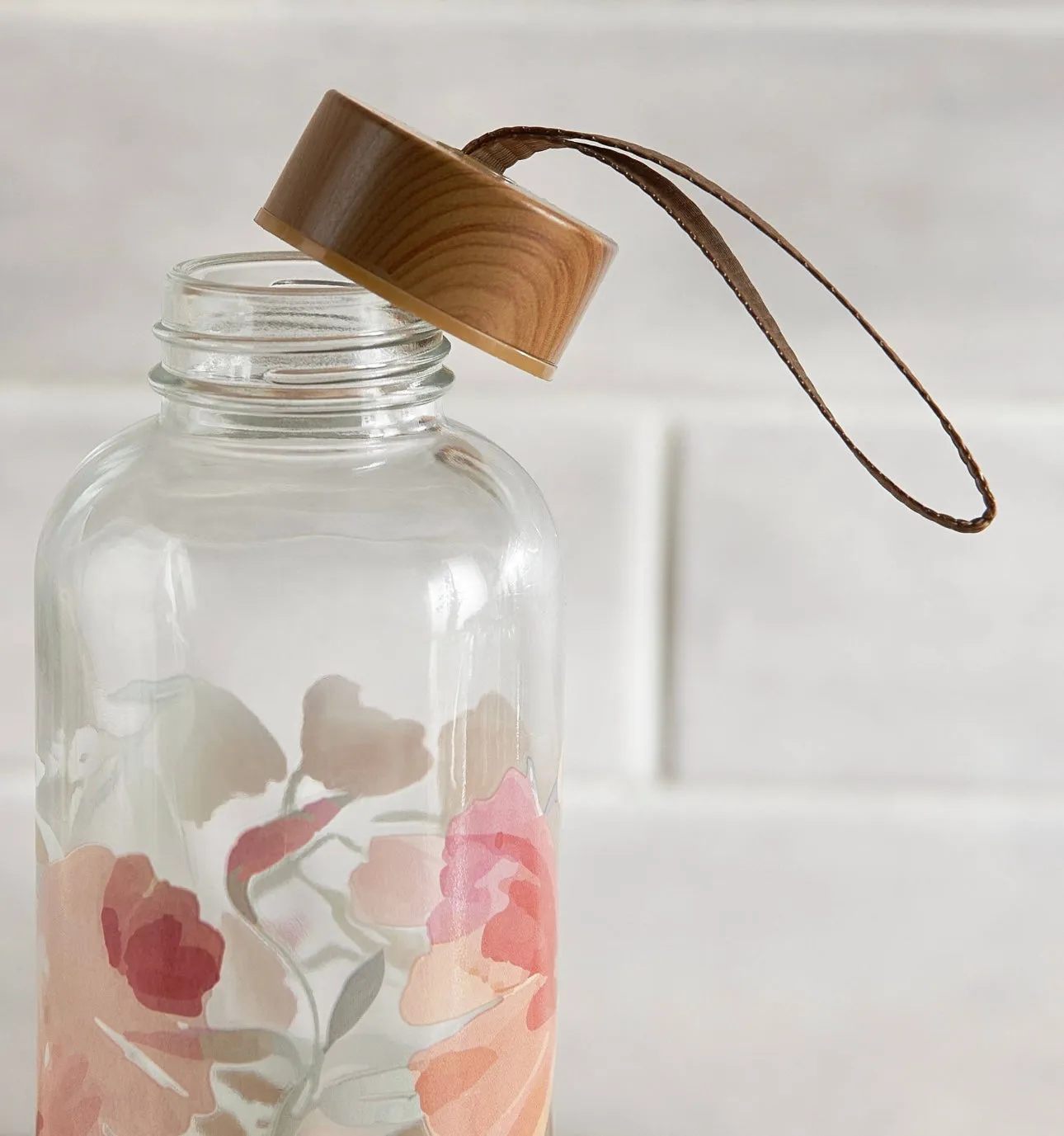 Equa Floral Water Bottle -600 ml