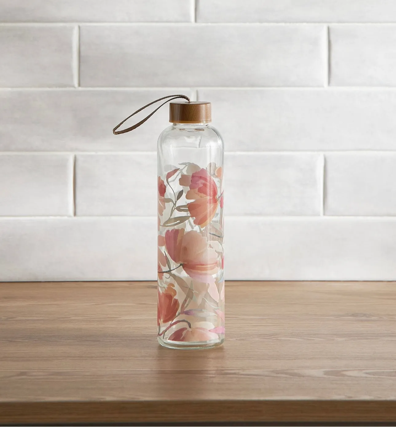 Equa Floral Water Bottle -600 ml