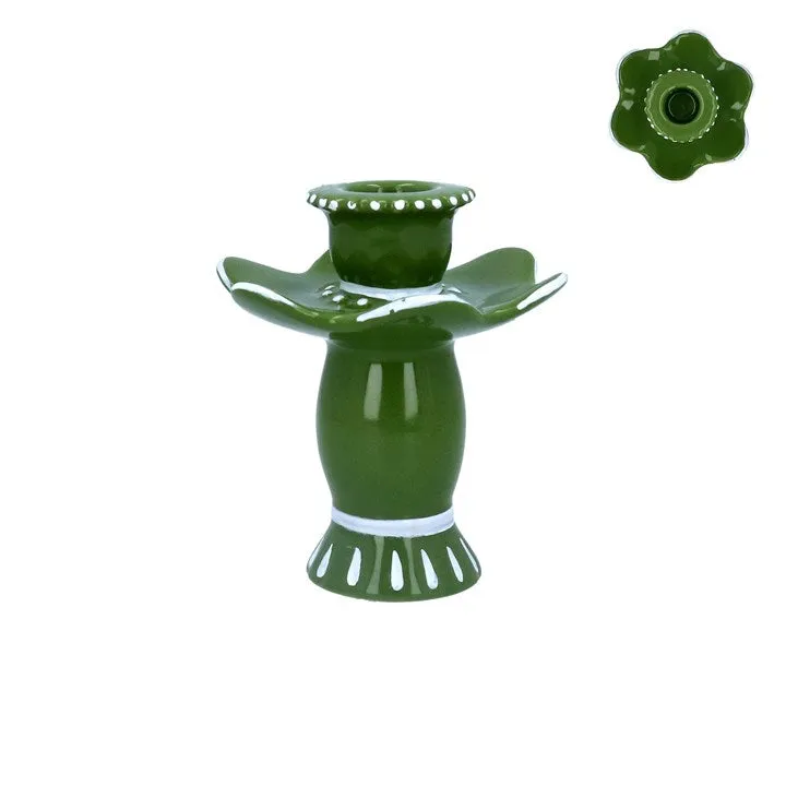 Fiesta Ceramic Candle Holders