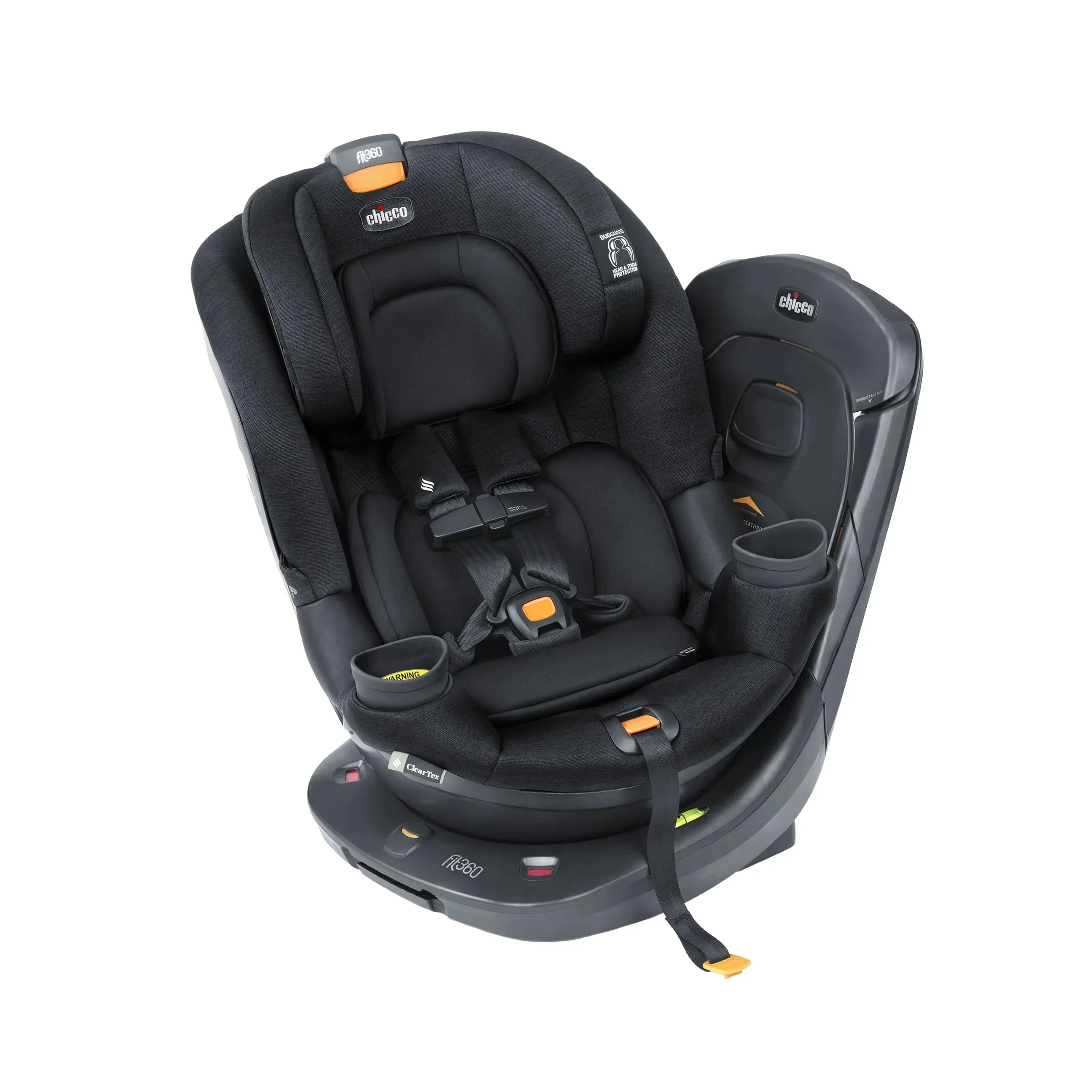 Fit360 ClearTex Rotating Car Seat - Black