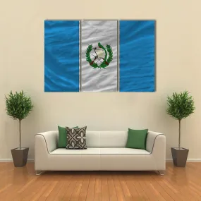 Flag Of Guatemala Canvas Wall Art