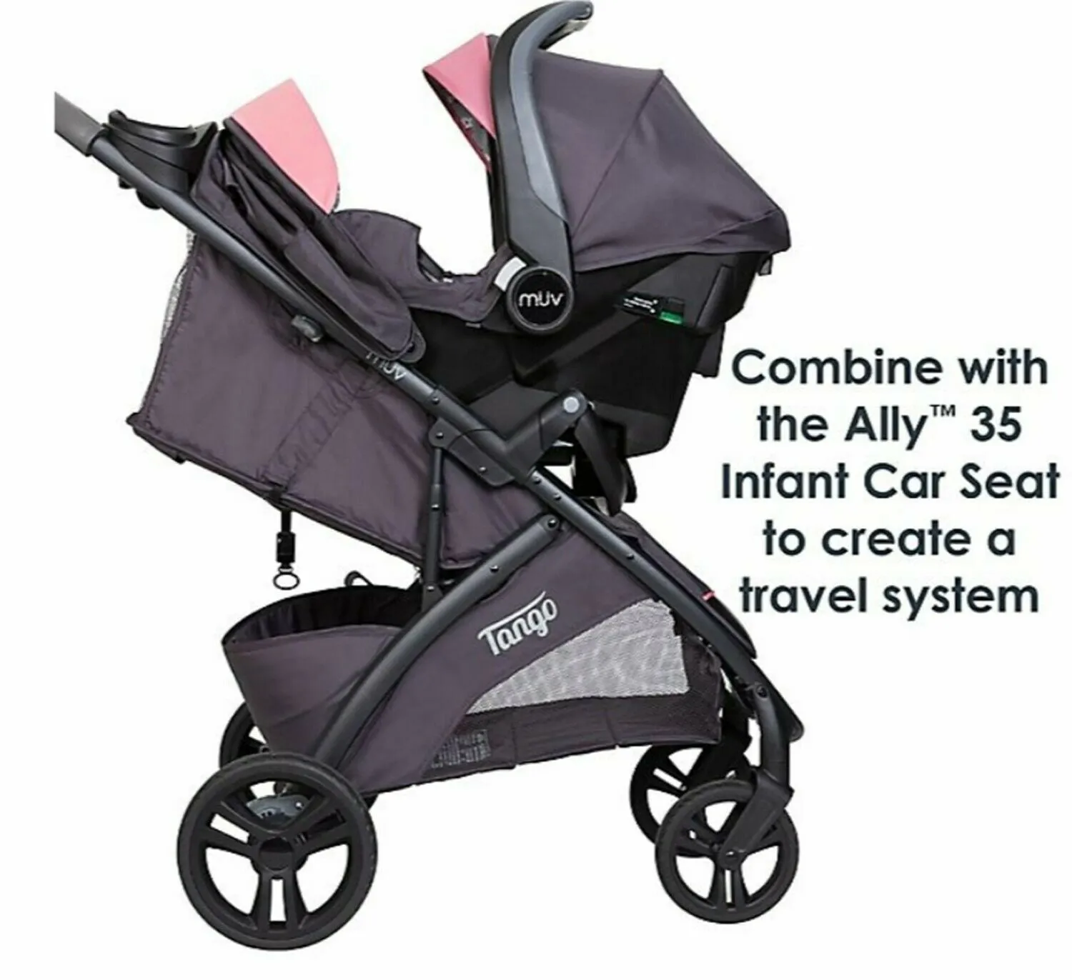 Floral Baby Stroller with Car Seat Travel System High Chair Playard Girl's Combo