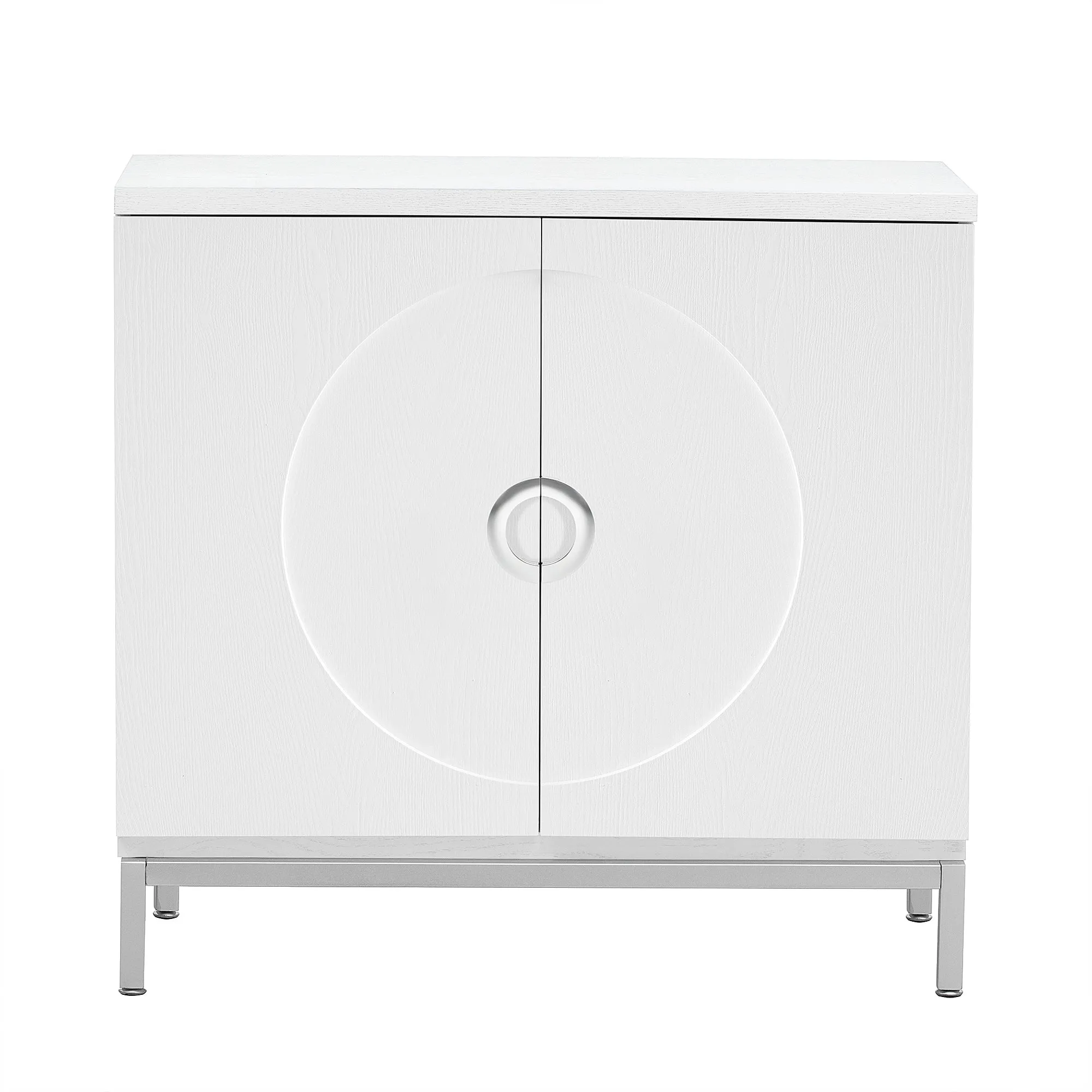 Gato Accent Storage Cabinet - White