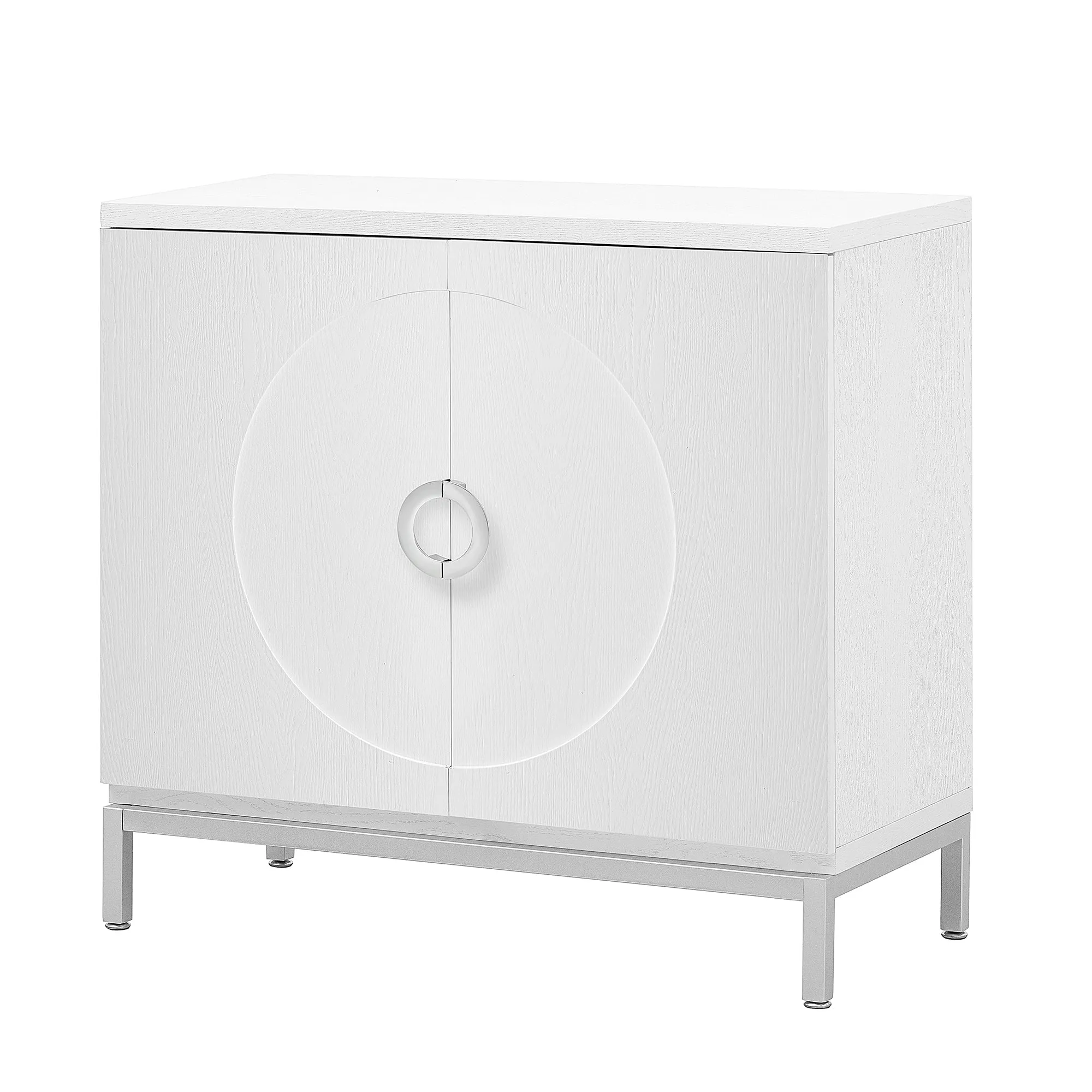 Gato Accent Storage Cabinet - White
