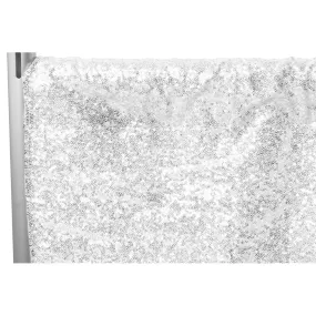 Glitz Sequin 10ft H x 52" W Drape/Backdrop panel - White