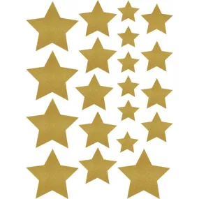 Gold Shimmer Stars Assorted Sizes Accents