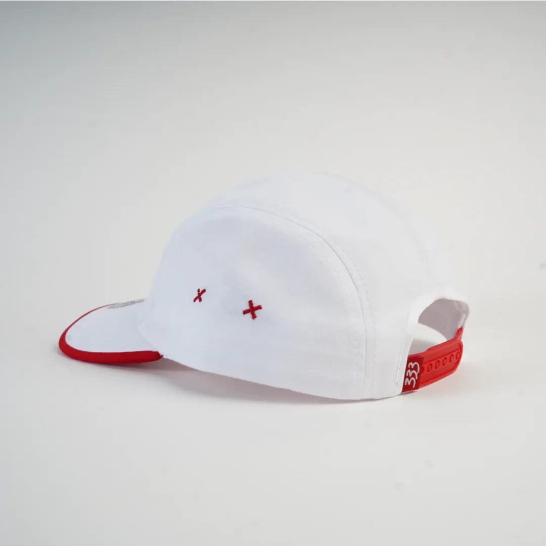 GORRA KIBLO FIVE PANELS BLANCA
