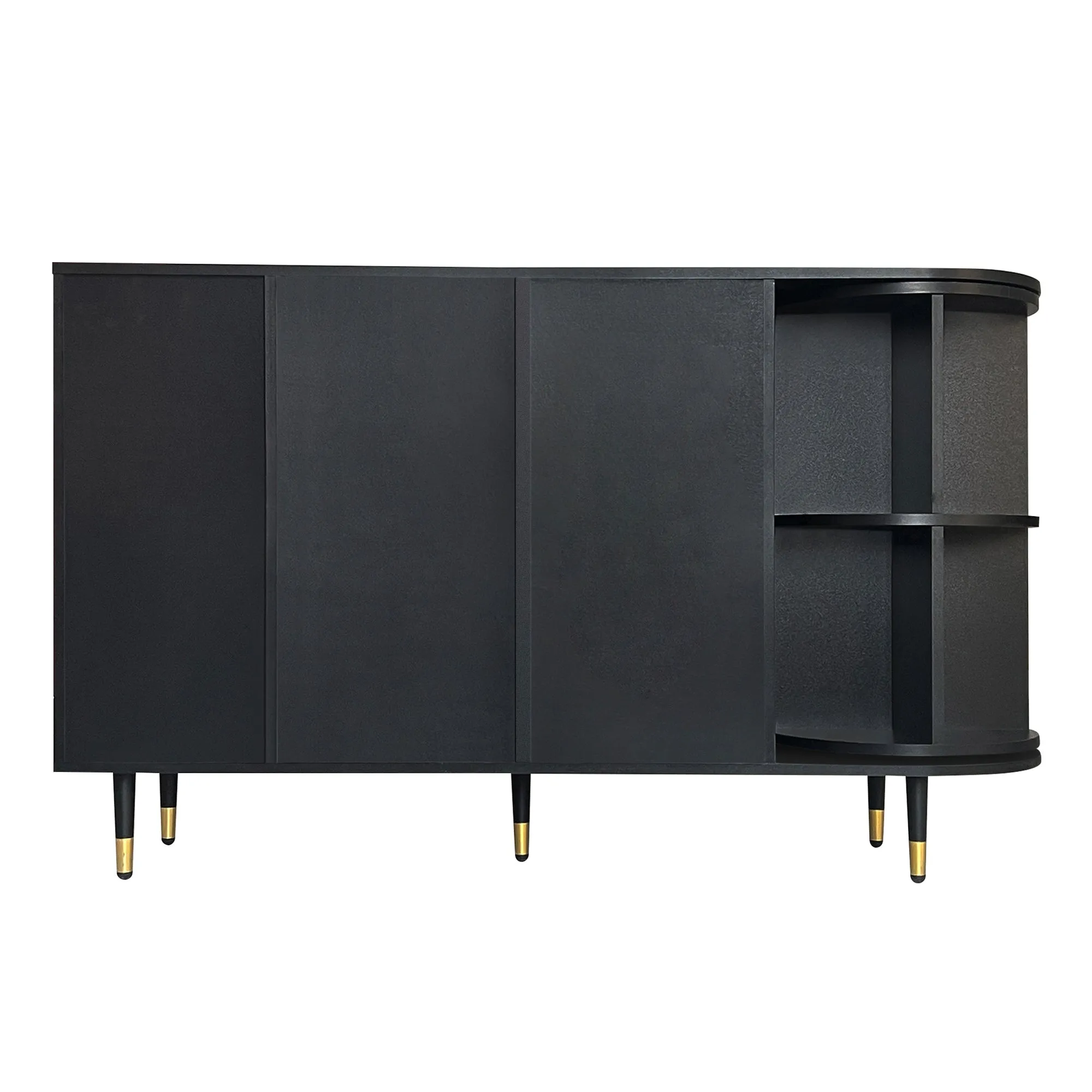 Greta Sideboard Buffet Cabinet - Black