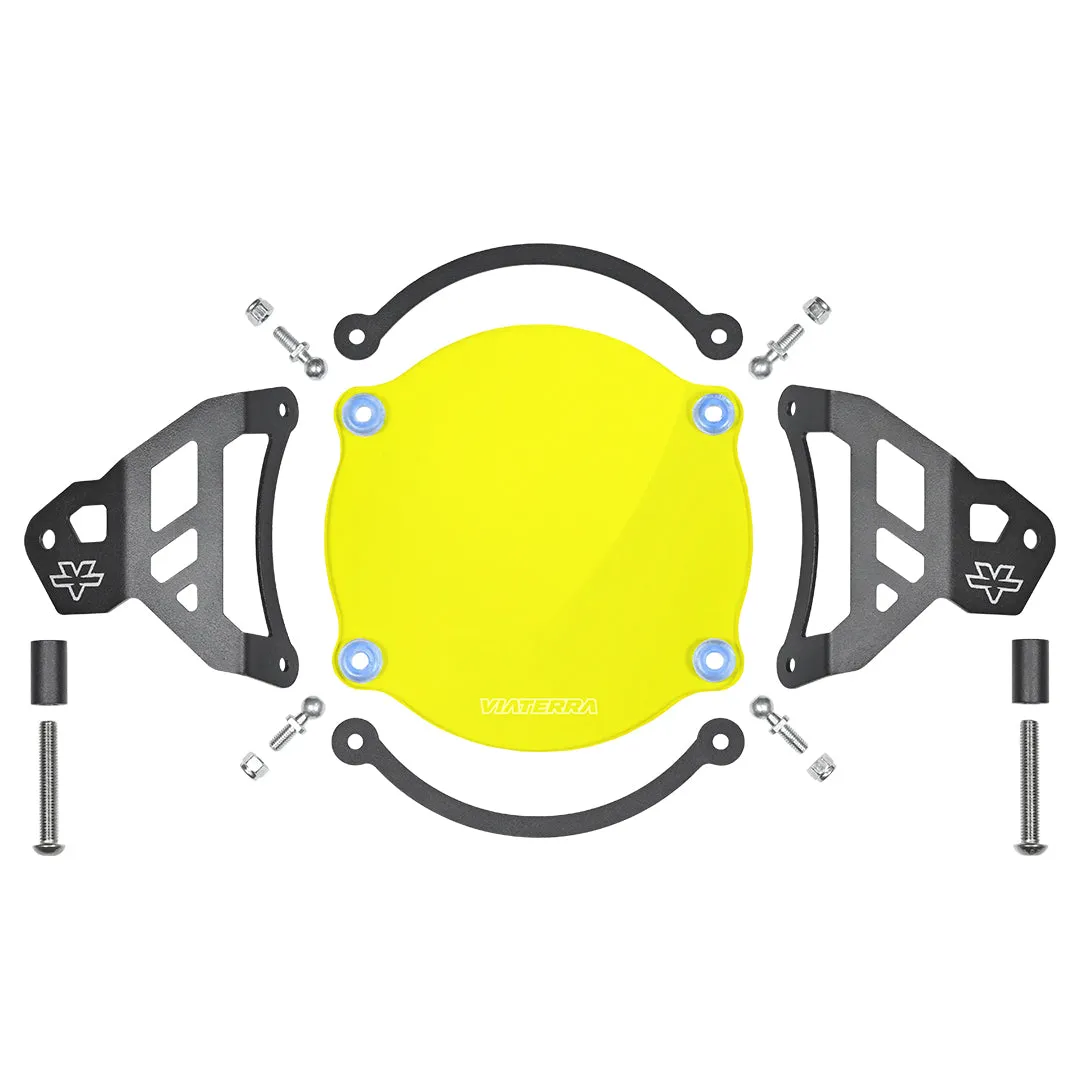Headlight Guard for Royal Enfield Himalayan - Yellow Tint