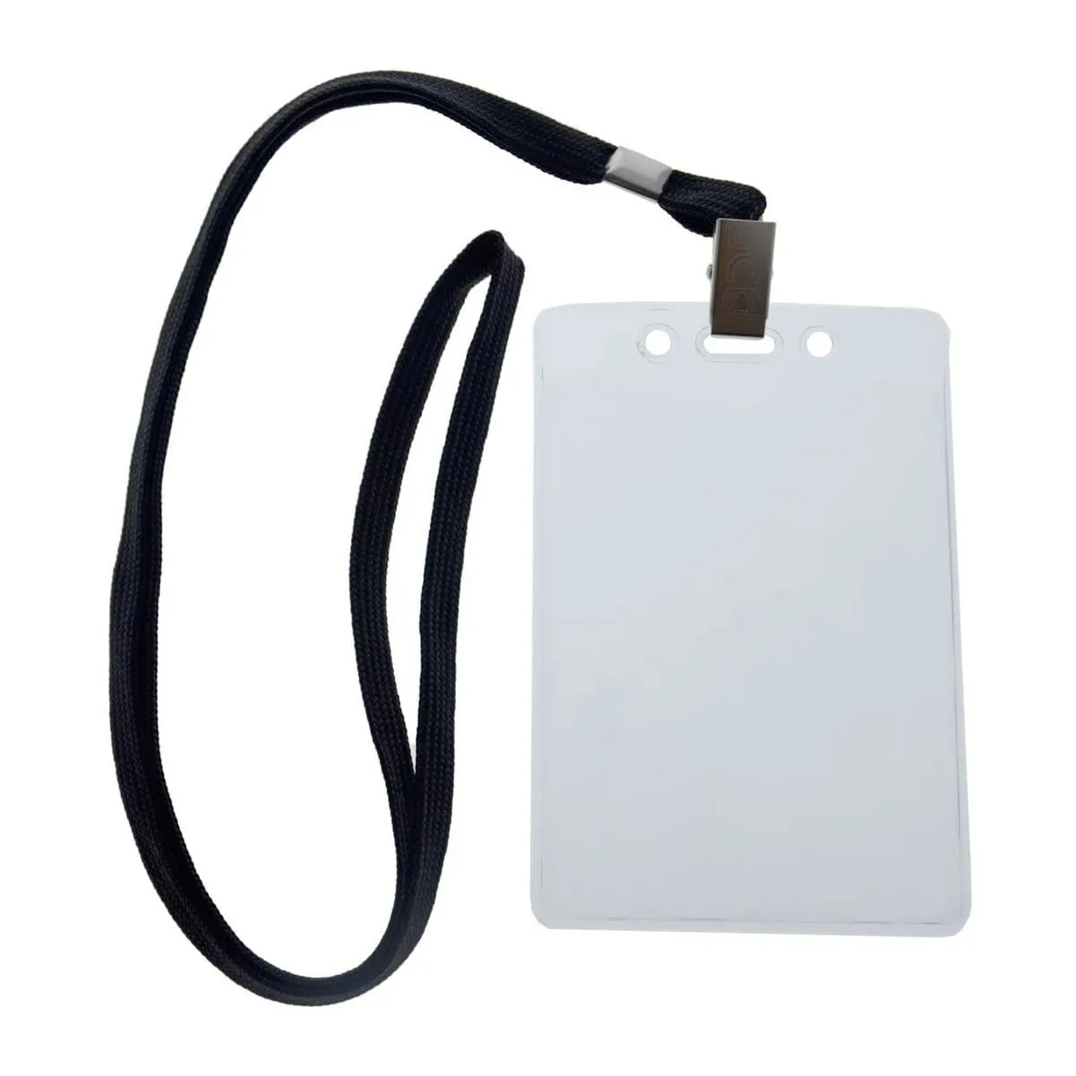 Heavy Duty 3 X 4 Name Badge Holder - 3x4 Vertical Textured Convention Conference Card Protector  (P/N 1815-1450)
