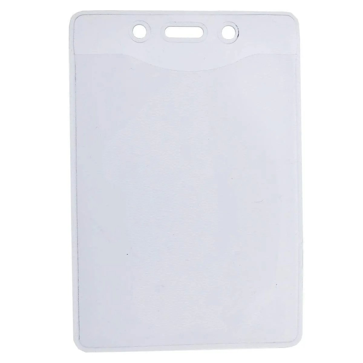 Heavy Duty 3 X 4 Name Badge Holder - 3x4 Vertical Textured Convention Conference Card Protector  (P/N 1815-1450)