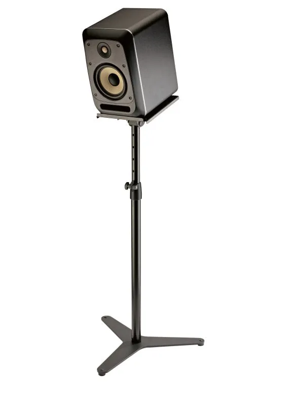 K&M Monitor Stand With Tiltable Tray & Metal Tripod Black Color