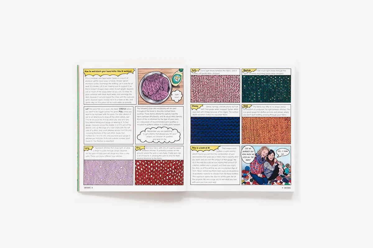 KNITSTRIPS: The World's First Comic-Strip Knitting Book