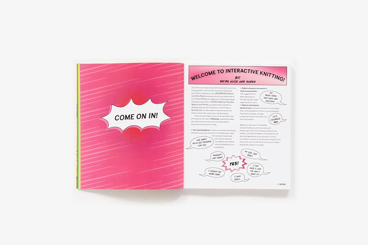 KNITSTRIPS: The World's First Comic-Strip Knitting Book