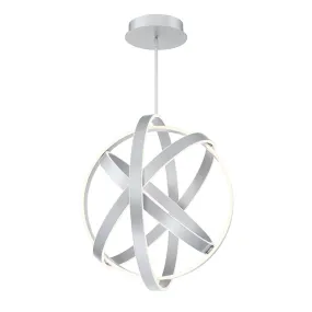 LED Chandelier from the Kinetic Collection in Titanium Finish by Modern Forms