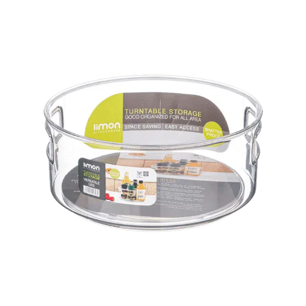 LIMON TURNTABLE STORAGE CONTAINER 23CM