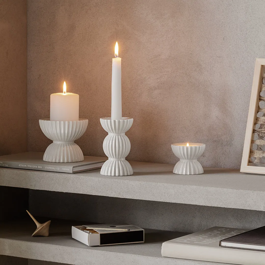 Lyngby Porcelain Tura Tealight Holder