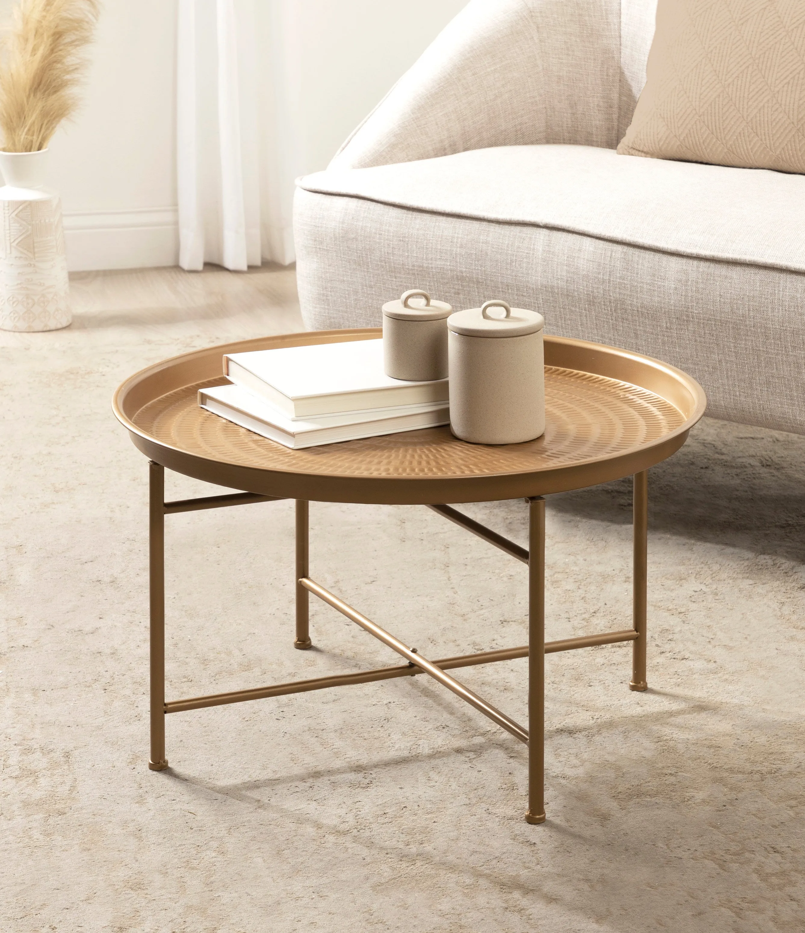 Mahdavi Round Metal Coffee Table