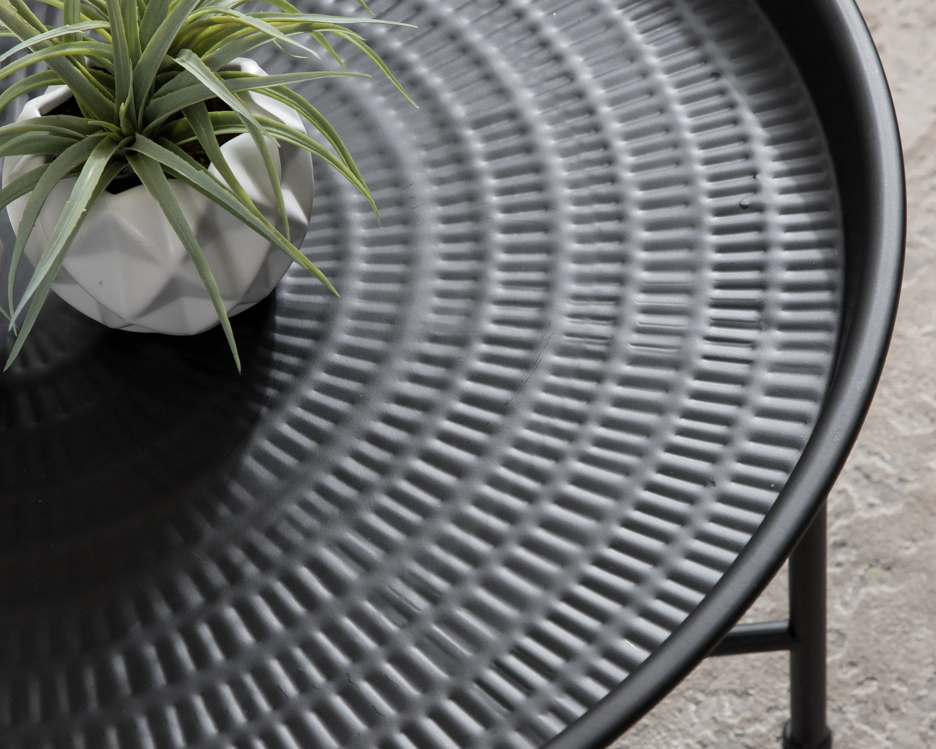 Mahdavi Round Metal Coffee Table