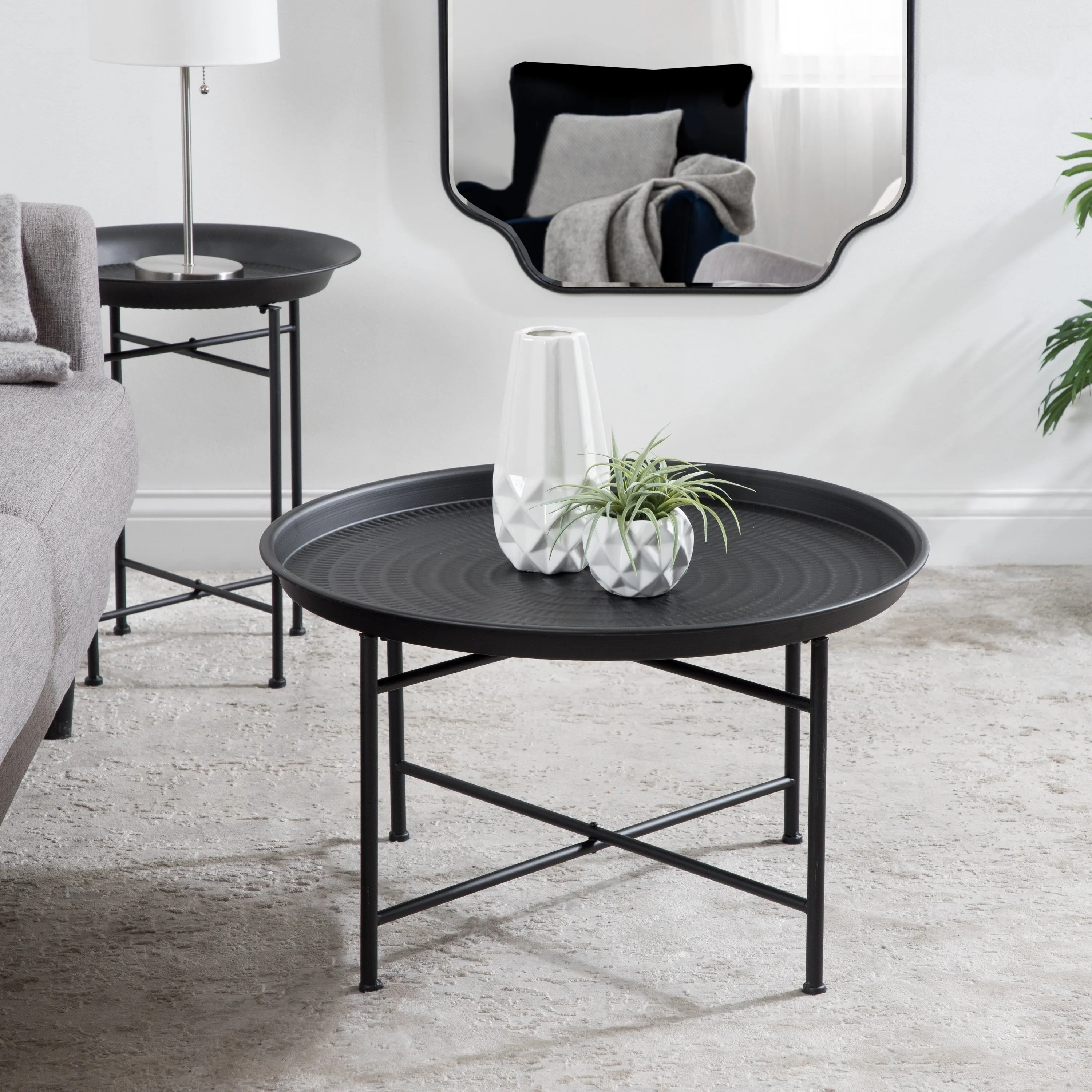 Mahdavi Round Metal Coffee Table