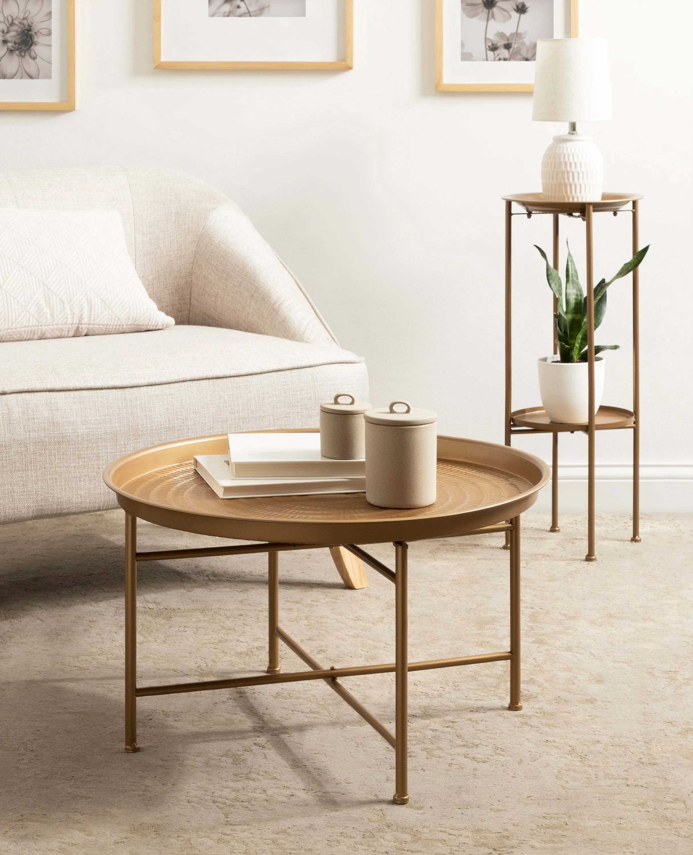 Mahdavi Round Metal Coffee Table