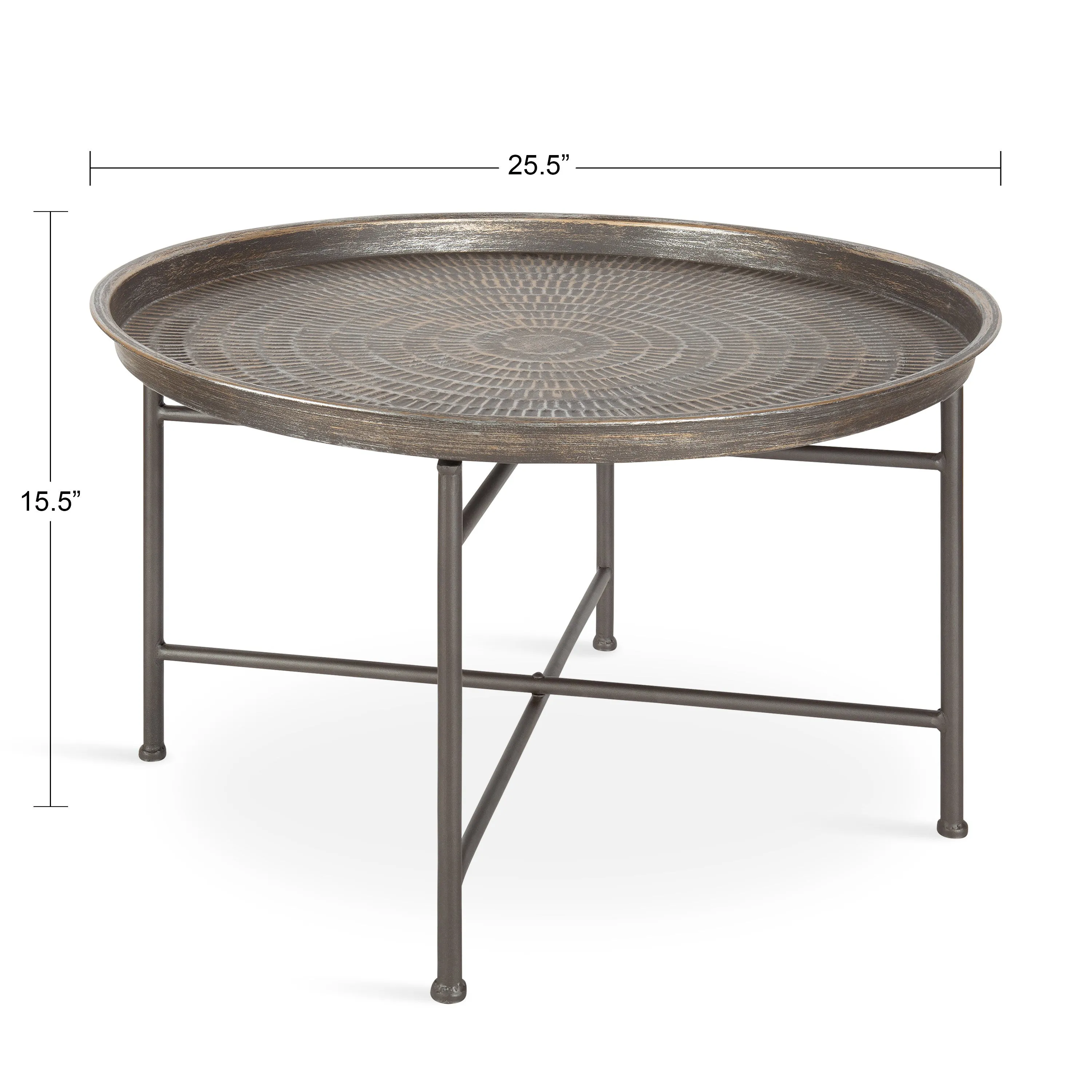 Mahdavi Round Metal Coffee Table