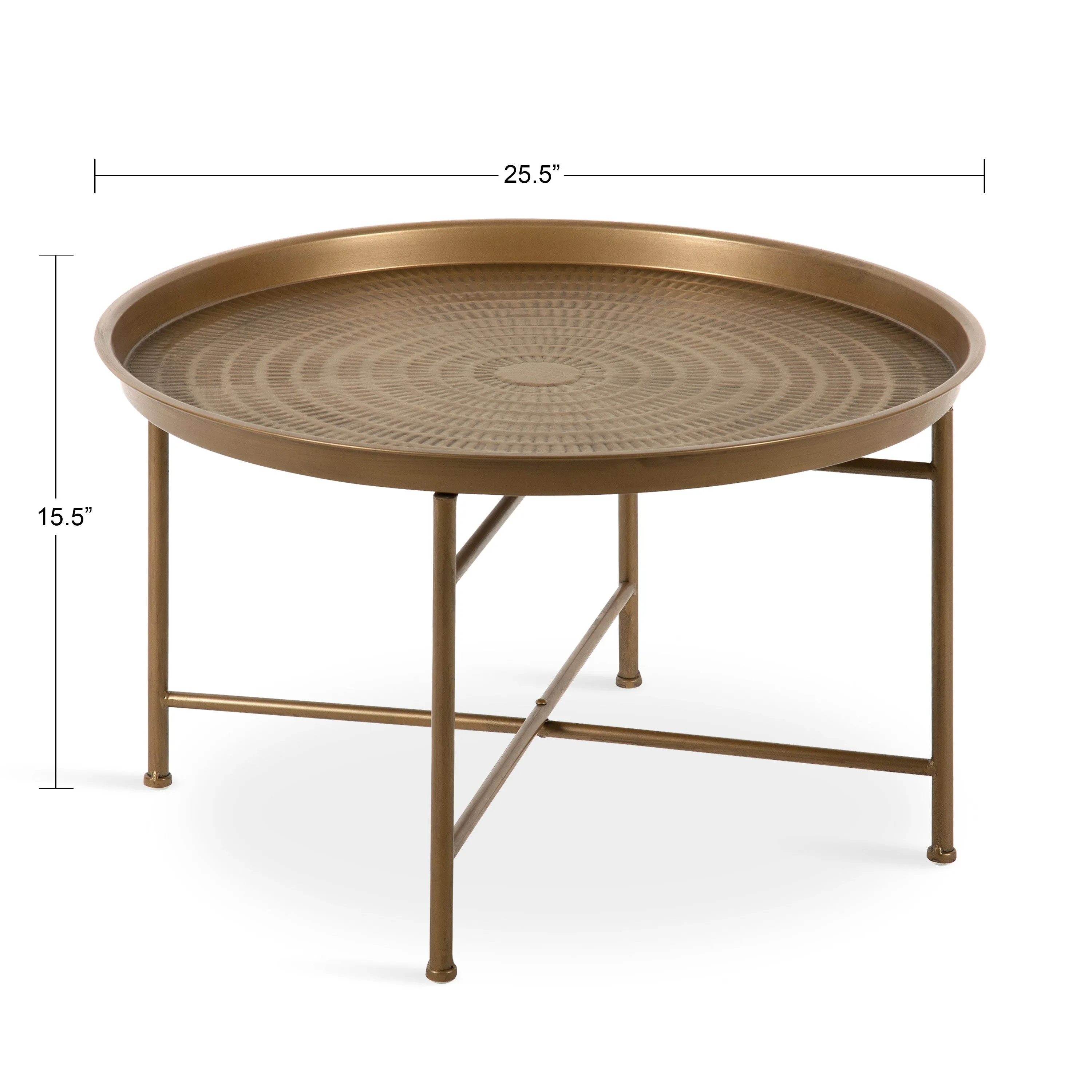 Mahdavi Round Metal Coffee Table
