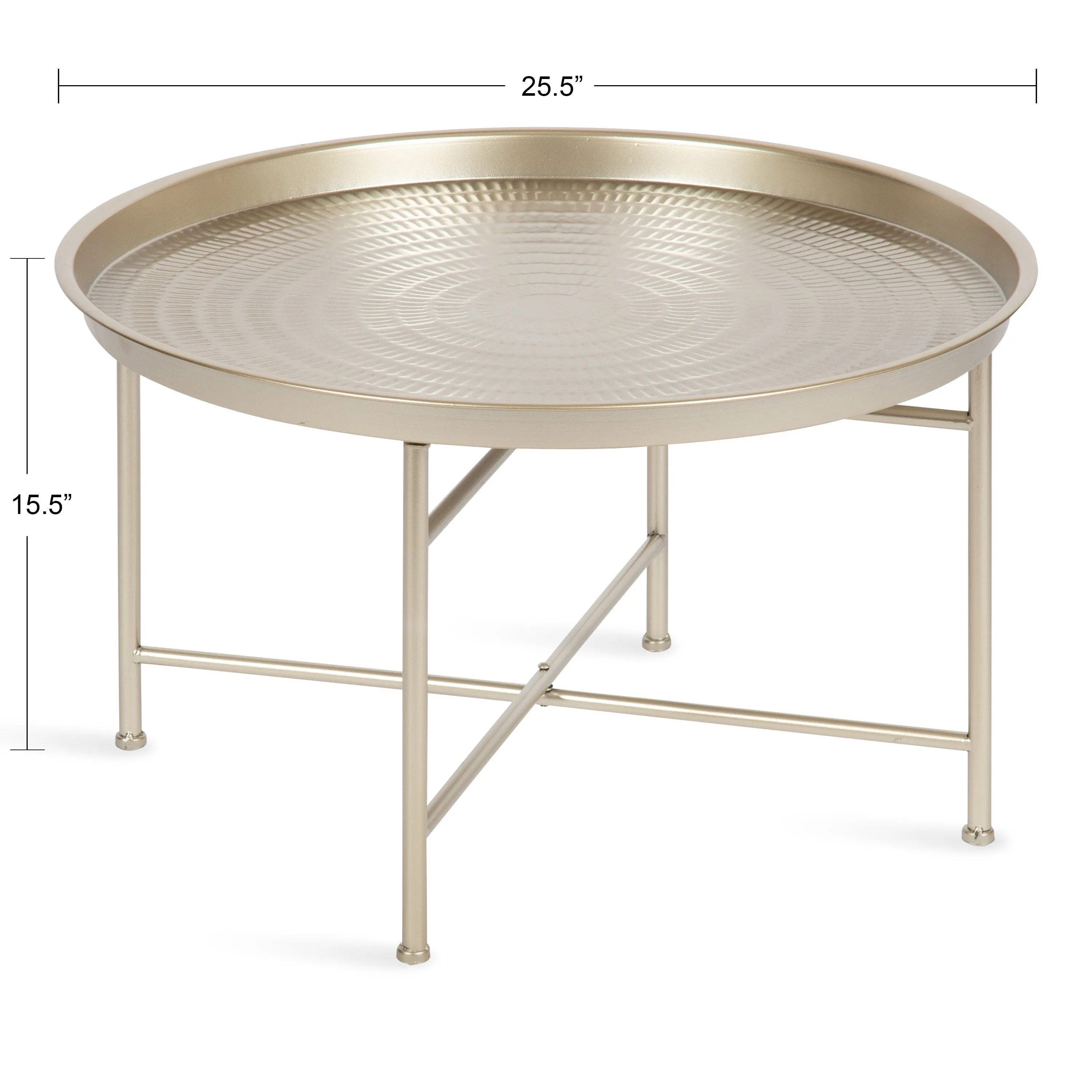 Mahdavi Round Metal Coffee Table