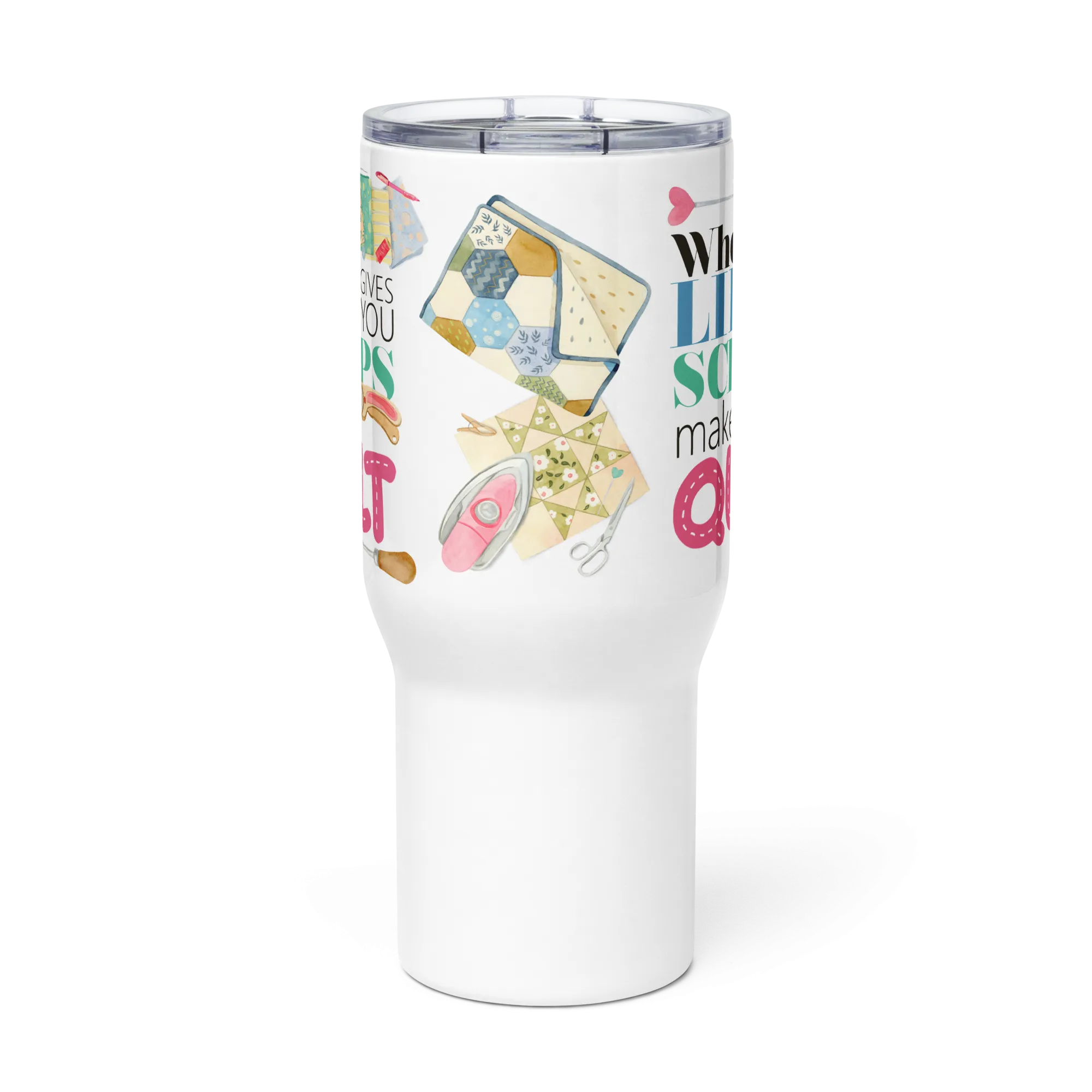Make a Quilt 25 oz Travel Mug